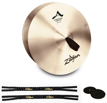 Load image into Gallery viewer, Zildjian 18&quot; A Symphonic German Cymbal Pair (2) Band &amp; Orchestra FREE Straps/Pads Authorized Dealer
