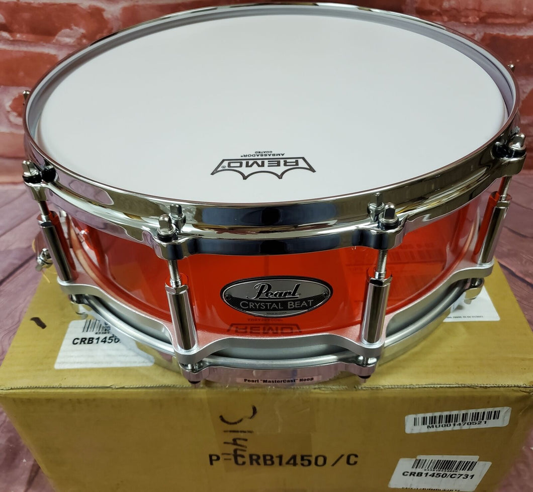 Pearl Crystal Beat Ruby Red 14x6.5
