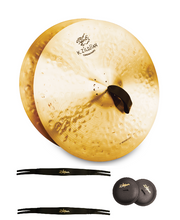 Load image into Gallery viewer, Zildjian 18&quot; K Constantinople Medium Light Hand Cymbal Pair Concert Band Orchestra +Free Pads/Straps
