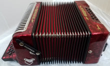 Load image into Gallery viewer, Hohner Xtreme Red FBE Accordion FBbEb FA +Bag, Case, Straps, Shirt Made in Germany Authorized Dealer
