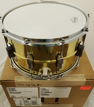 Load image into Gallery viewer, Ludwig 8x14 LB488 Super Brass Snare Drum Vintage Style 10-Lug Brass Shell NEW Authorized Dealer
