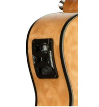 Load image into Gallery viewer, Lanikai Quilted Maple Natural Stain Electric Concert Cutaway Ukulele +FREE Case | Authorized Dealer
