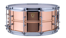 Load image into Gallery viewer, Ludwig Copperphonic 6.5x14&quot; Smooth Shell Kit Copper Snare Drum Tube Lugs LC662T NEW Made in the USA Authorized Dealer
