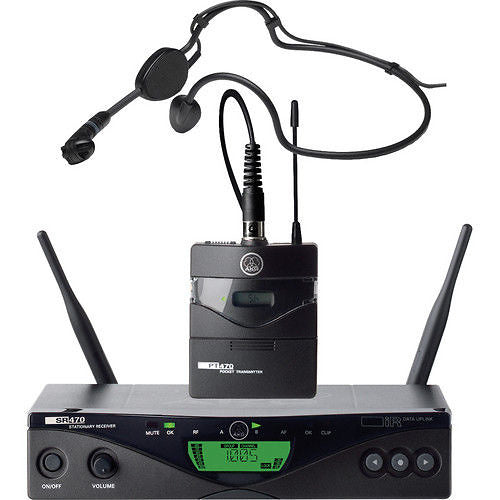NEW! AKG WMS470 SPORT SET BD7-50MW Wireless Microphone System -Free 3-Day Air Ship to USA!