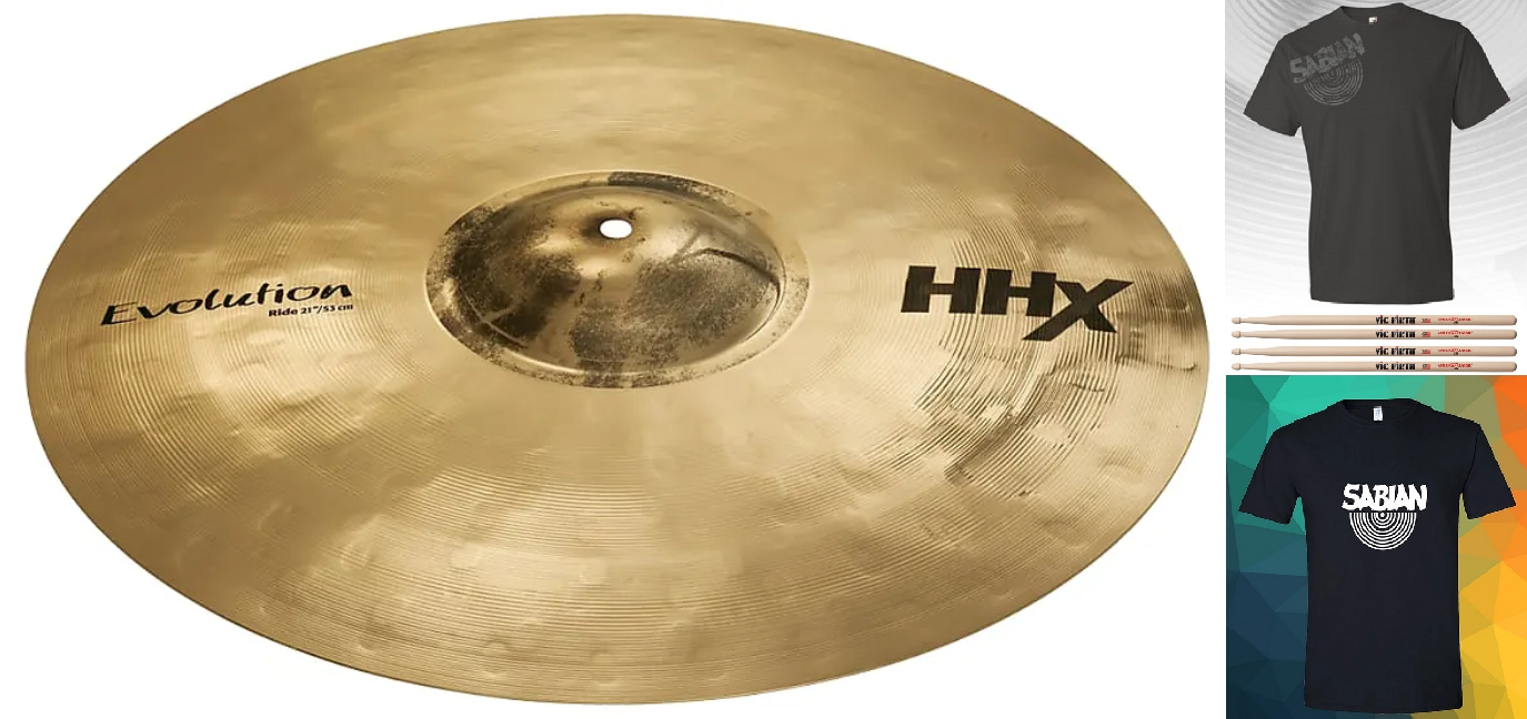 Sabian hhx evolution ride 21 deals