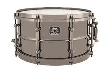 Load image into Gallery viewer, Ludwig Universal Metal 7x13&quot; Black Brass Snare Drum w/Black Nickel Die Cast Hoops Authorized Dealer
