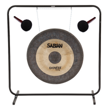 Load image into Gallery viewer, Sabian 34&quot; Chinese Traditionally Hammered 53401 Gong + 61005 Stand +Free Mallets | Authorized Dealer

