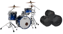 Load image into Gallery viewer, Pearl Reference 3pc Shell Pack Ultra Blue Fade 20x14 12x8 14x14 +Free Gig Bags NEW Authorized Dealer
