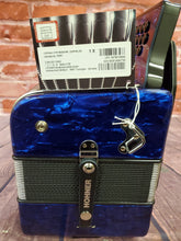 Load image into Gallery viewer, Hohner Xtreme Corona II FBE/FBbEb/Fa Blue Azul Accordion Acordeon +Case/Bag/Straps/T-Shirt | Dealer
