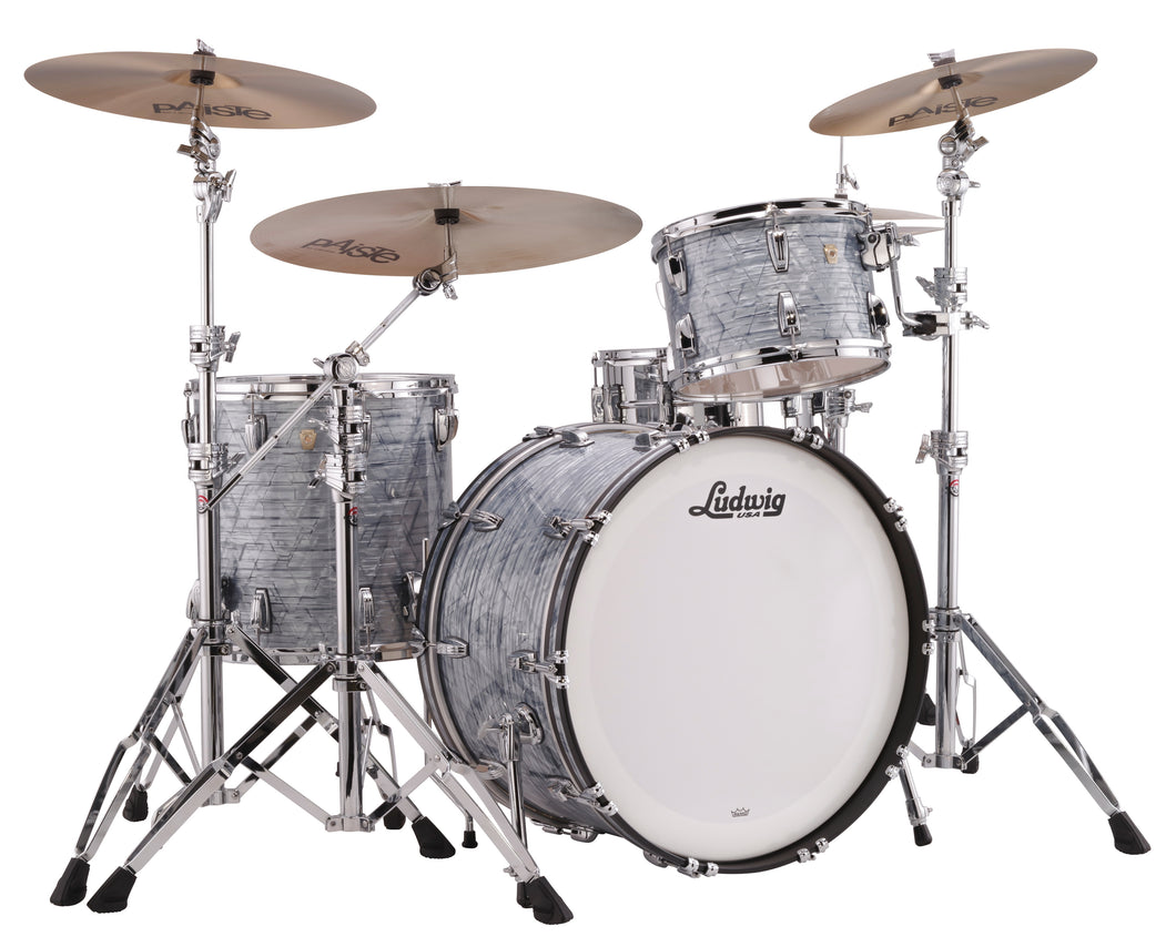 Ludwig Classic Maple Sky Blue Pearl Pro Beat 14x24_9x13_16x16 Custom Drums Kit Set Authorized Dealer