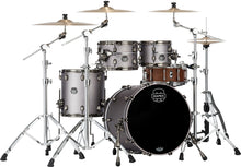 Load image into Gallery viewer, Mapex Saturn Evolution Hybrid Fusion Birch Gun Metal Grey Lacquer Drums &amp; Bags 20x16,10x7,12x8,14x14
