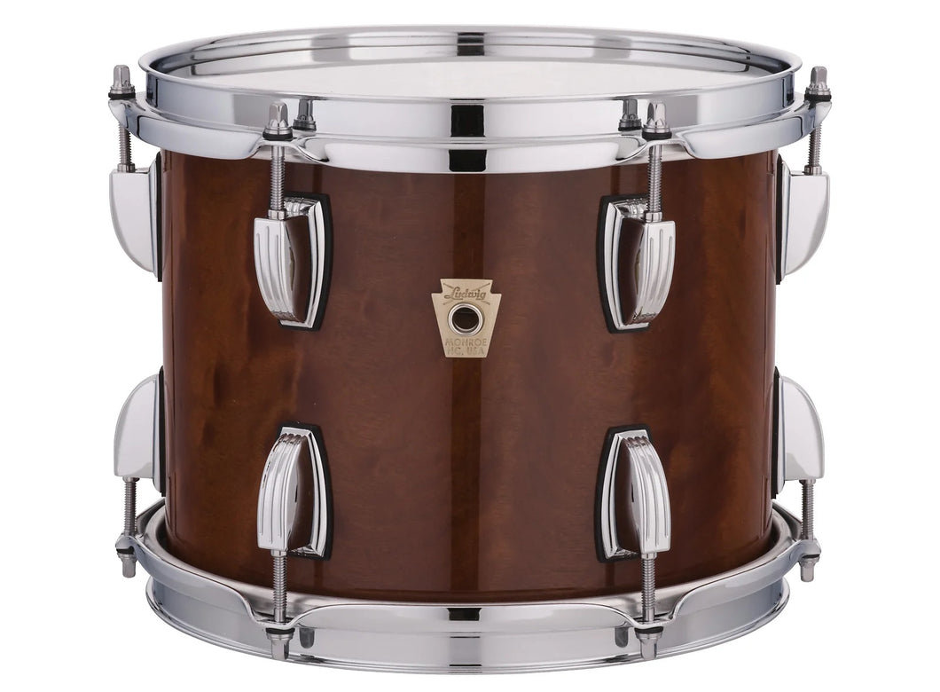 Ludwig Classic Maple Exotic Bubinga Gloss Full-Face In/Out Finish Jazzette 14x18_8x12_14x14 Drums