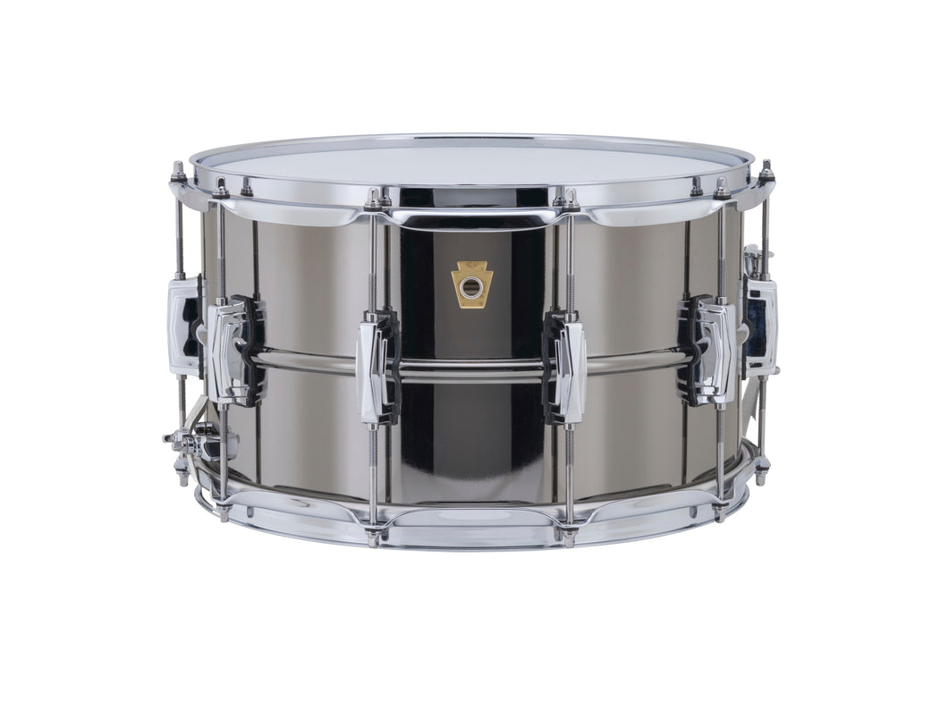 Ludwig *Pre-Order* 8x14 Black Beauty Smooth Single Sheet Brass Shell Imperial Lugs Snare Drum Authorized Dealer