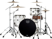 Load image into Gallery viewer, Mapex Saturn Evolution Hybrid Polar White Lacquer Powerhouse Rock Drum Kit +BAGS | 24x14,13x9,16x16
