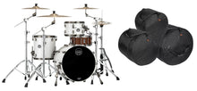Load image into Gallery viewer, Mapex Saturn Evolution Hybrid Polar White Lacquer Straight Ahead Kit Drums BAGS 20x16,12x8,14x14 Auth Dealer
