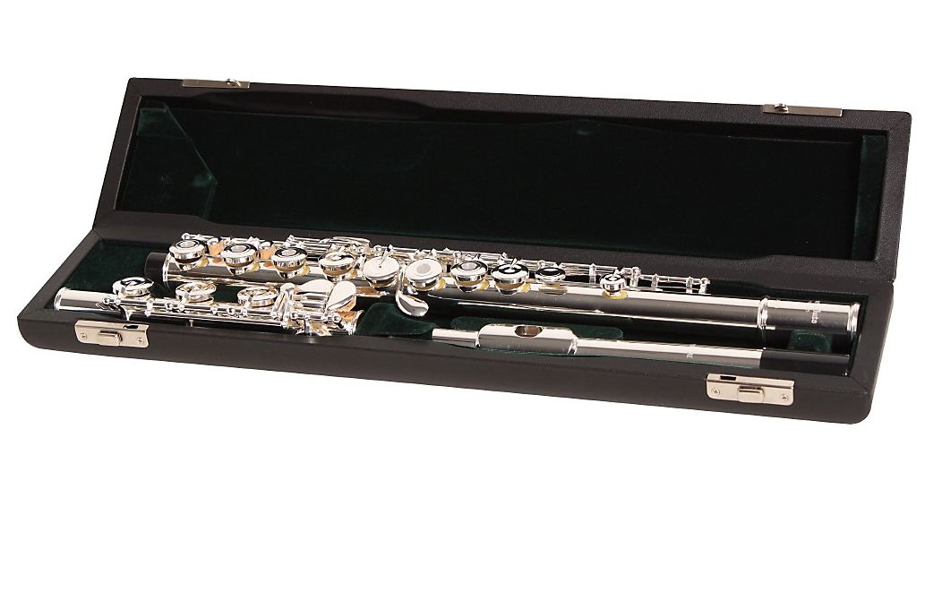 Pearl Quantz 525 Series Flute Split E, B-Foot, Offset G 525RBE1RB +Cleaning Rod, Kit, Case WorldShip| Auth Dealer