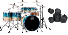 Load image into Gallery viewer, Mapex Saturn Aqua Fade Studioease Drum Shells GigBags 22x18/10x7/12x8/14x12/16x14 Authorized Dealer
