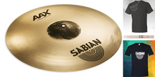 Load image into Gallery viewer, Sabian AAX 19&quot; X-PLOSION Crash Cymbal Brilliant | Bundle &amp; Save | Made in Canada | Authorized Dealer
