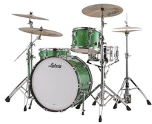 Load image into Gallery viewer, Ludwig Pre-Order Classic Maple Green Sparkle Jazzette Kit 14x18_8x12_14x14 Drums Shell Pack Made in USA Authorized Dealer
